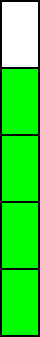 rectangle four fifths green vertical