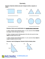 8th Grade Geometry Worksheet