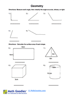 Grade 5 Geometry Worksheets